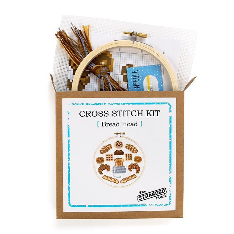 Bread Head Cross Stitch Kit Kit The Stranded Stitch