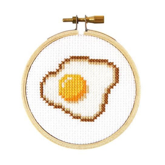 Mini Egg Cross Stitch Kit Kit The Stranded Stitch