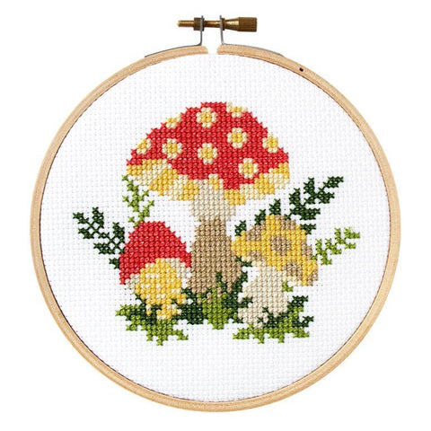 Cross embroidery top