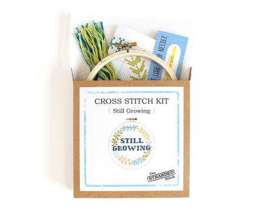 Still Growing Cross Stitch Kit Kit The Stranded Stitch