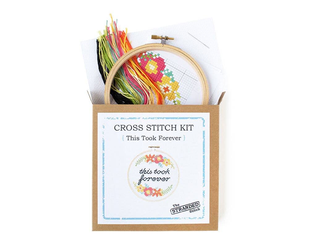 This Took Forever Cross Stitch Kit Kit The Stranded Stitch