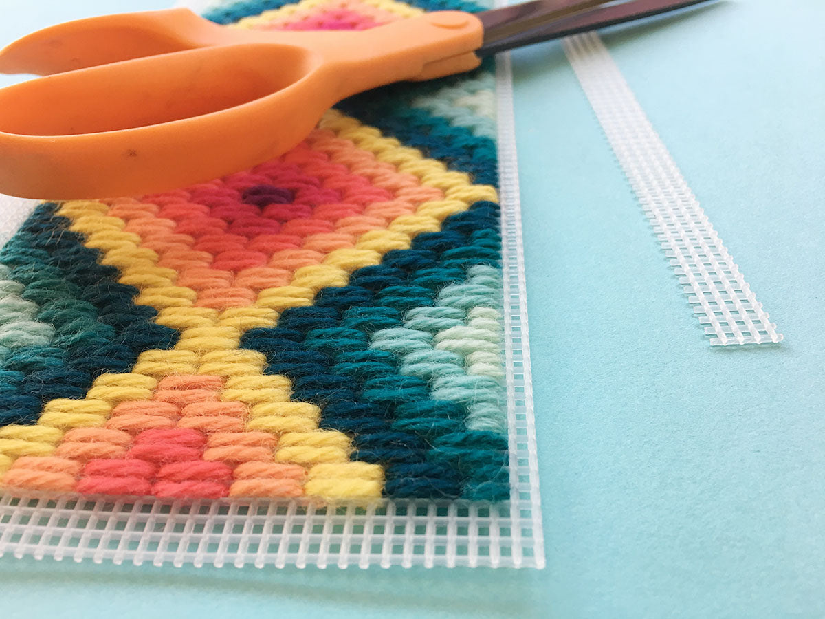 Bargello Needlepoint Planter Workshop Past Workshop Brooklyn Craft Company