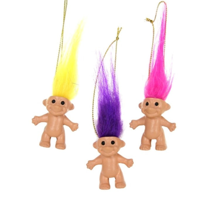 Tiny Troll Ornament Ornament Cody Foster and Co. Pink