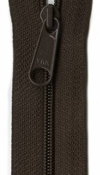 22" Designer Accents Ziplon Zipper Zipper YKK Sable