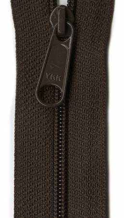22" Designer Accents Ziplon Zipper Zipper YKK Sable